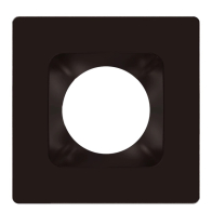 RAB 4" Square Bronze / Smooth Reflector Trim for HA4 LED Downlights