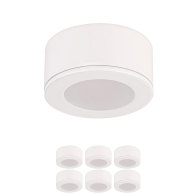 WAC Lighting Mini Puck LED Puck Light - 6 Pack - 95 Lumens - 12W - 3000K - 24V - White