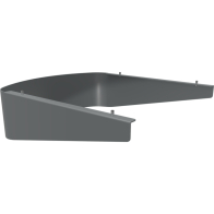 RAB KAI 150W-200W Front Side Shield - Roadway Gray
