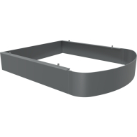 RAB KAI 150W-200W 4-Sided Shield - Roadway Gray