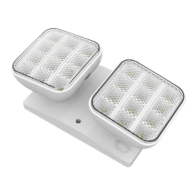 Keystone Double LED Remote Head for Emergency Light - White