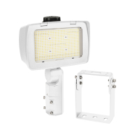 Keystone XFit LED Flood Light - Slipfitter + Trunnion Mount - 100 | 90 | 80W - CCT Selectable - 120-277V - White