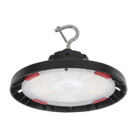 Keystone XFit OpticSwap UFO LED High Bay - 15,900 Max Lumens - 50 | 70 | 100W - 120-277V - Black