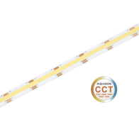 Lotus LED Lights LBL COB LED Tape Light - 16.4 ft Reel - 206 Lumens / FT - 3W / FT - Tunable White + CCT Selectable  - 24V