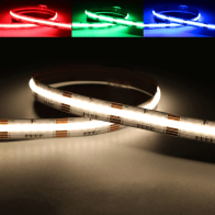 Lotus RGBW COB LED Tape Light - 16.4FT Reel - RGB + 3000K - 5.5W / FT - 92 Lumens / FT - 24V