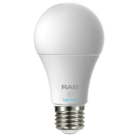 RAB 10W LED A19 Lamp - Lightcloud Blue - 27K thru 65K - 120V - 2 Pack