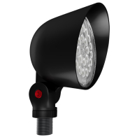 RAB LF17 Field-Adjustable LED Landscape Flood - 1,115 Max Lumens - 1 | 2 | 4 | 5 | 8W - 120V - Black