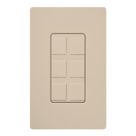 Lutron Claro 6-Port Frame - Taupe