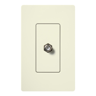 Lutron Claro Cable Jack - Biscuit