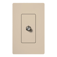 Lutron Claro Cable Jack - Taupe