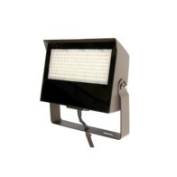 MaxLite Slim Adjustable Beam LED Flood Light - 11,600 Max Lumens - 55 | 70 | 80W - Knuckle/Yoke Mount - Photocell - TAA - 120-277V - Bronze