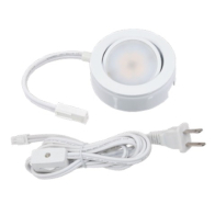 American Lighting 4W MVP LED Puck Light - 3000K - 250 Lumens - 120V - White