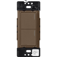 Lutron RadioRA 3 Sunnata Keypad - 2 Button - Espresso