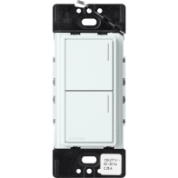 Lutron RadioRA 3 Sunnata Keypad - 2 Button - Glacier White