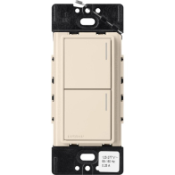 Lutron RadioRA 3 Sunnata Keypad - 2 Button - Light Almond