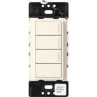 Lutron RadioRA 3 Sunnata Keypad - 3 Button w/ Raise-Lower - Biscuit