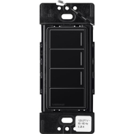 Lutron RadioRA 3 Sunnata Keypad - 3 Button w/ Raise-Lower - Black