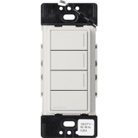 Lutron RadioRA 3 Sunnata Keypad - 3 Button w/ Raise-Lower - Lunar Gray