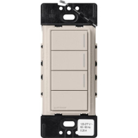 Lutron RadioRA 3 Sunnata Keypad - 3 Button w/ Raise-Lower - Taupe