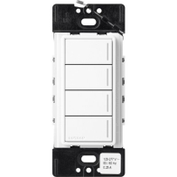 Lutron RadioRA 3 Sunnata Keypad - 4 Button - Brilliant White