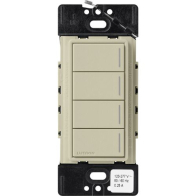 Lutron RadioRA 3 Sunnata Keypad - 4 Button - Clay