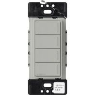 Lutron RadioRA 3 Sunnata Keypad - 4 Button - Pebble