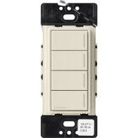 Lutron RadioRA 3 Sunnata Keypad - 4 Button - Pumice