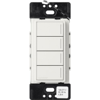 Lutron RadioRA 3 Sunnata Keypad - 4 Button - Architectural White