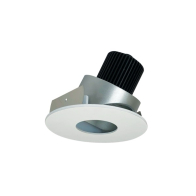 Nora Lighting 4" Iolite LED Downlight - Adjustable Pinhole - 1000 Lumens - 2700K - Haze / Matte Powder White