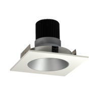 Nora Lighting 4" Iolite LED Downlight - Square Deep Reflector w/ Round Aperture - 1000 Lumens - 2700K - Haze / White