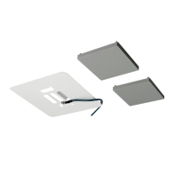 Nora Lighting Surface Mount Kit for L-Line LED Direct - Aluminum End Caps
