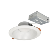 Nora Lighting 6" Theia LED Downlight - CCT Selectable - 1400lm / 15W - 120V - Matte Powder White
