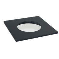 Nora Lighting Square Trim for NM2-2RG - Matte Black