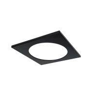 Nora Lighting Square Trim for M4 Elbow Gimbal LED Downlights - Black