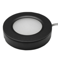 Nora Lighting 4.5W Josh LED Puck - 2700K - 270-310 Lumens - 12V - Black
