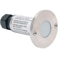 NSL LED Minidisc Light - 2900K - Stainless Steel Finish - 12V