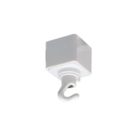 Nora Lighting Track Lighting Utility Hook - Silver