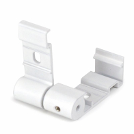 Nora Lighting Adjustable Mounting Bracket for LED Under Cabinet Lights - White
