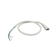 Nora Lighting 2-Wire Ground Hardwire Connector for LED Under Cabinet Lights - White