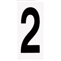 Progress Lighting "2" Number for Address Light - 10 Pack