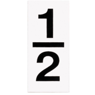 Progress Lighting "1/2" Number for Address Light - 10 Pack