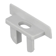 American Lighting End Cap with Power Feed for Mini Double Flange Recessed Mounting Channel