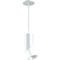 RAB PIVOT Track Light Pendant Mount Kit - Large - White