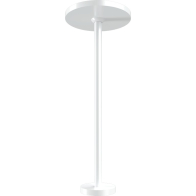 RAB PIVOT Track Light Pendant Mount Kit - Medium - White