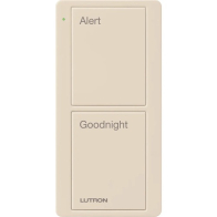 Lutron 2-Button Scene Pico Smart Remote - Pre-engraved Text (