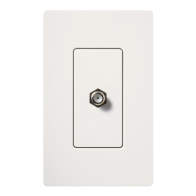 Lutron Claro Cable Jack - White