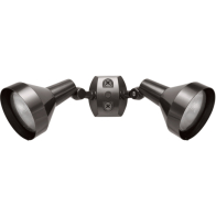 RAB Dual Head PAR Flood Kit - Bell Hood - 120V - Bronze