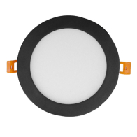 Westgate RSL6 6" LED Slim Round Wafer Downlight - 12W - CCT Selectable - 1,000 Lumens - 120V - Black 
