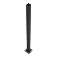 RAB Lighting 20' Steel Pole - Square - Pre-Drilled Top - 4