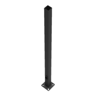 RAB Lighting 10' Steel Pole - Square - Pre-Drilled Top - 4